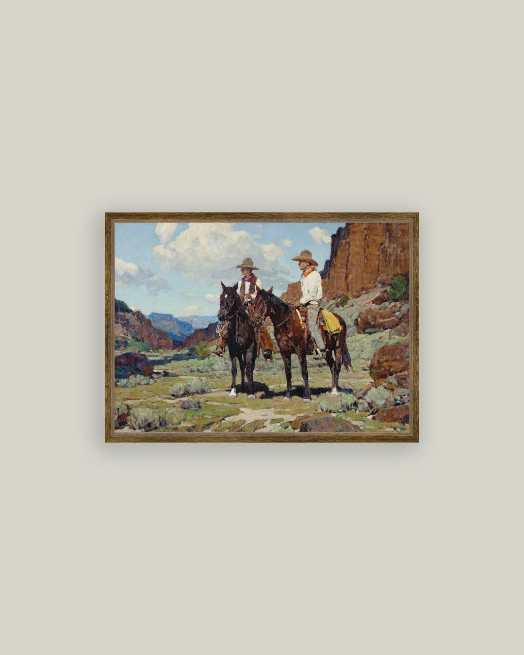 Wyoming Cattlemen Framed Art