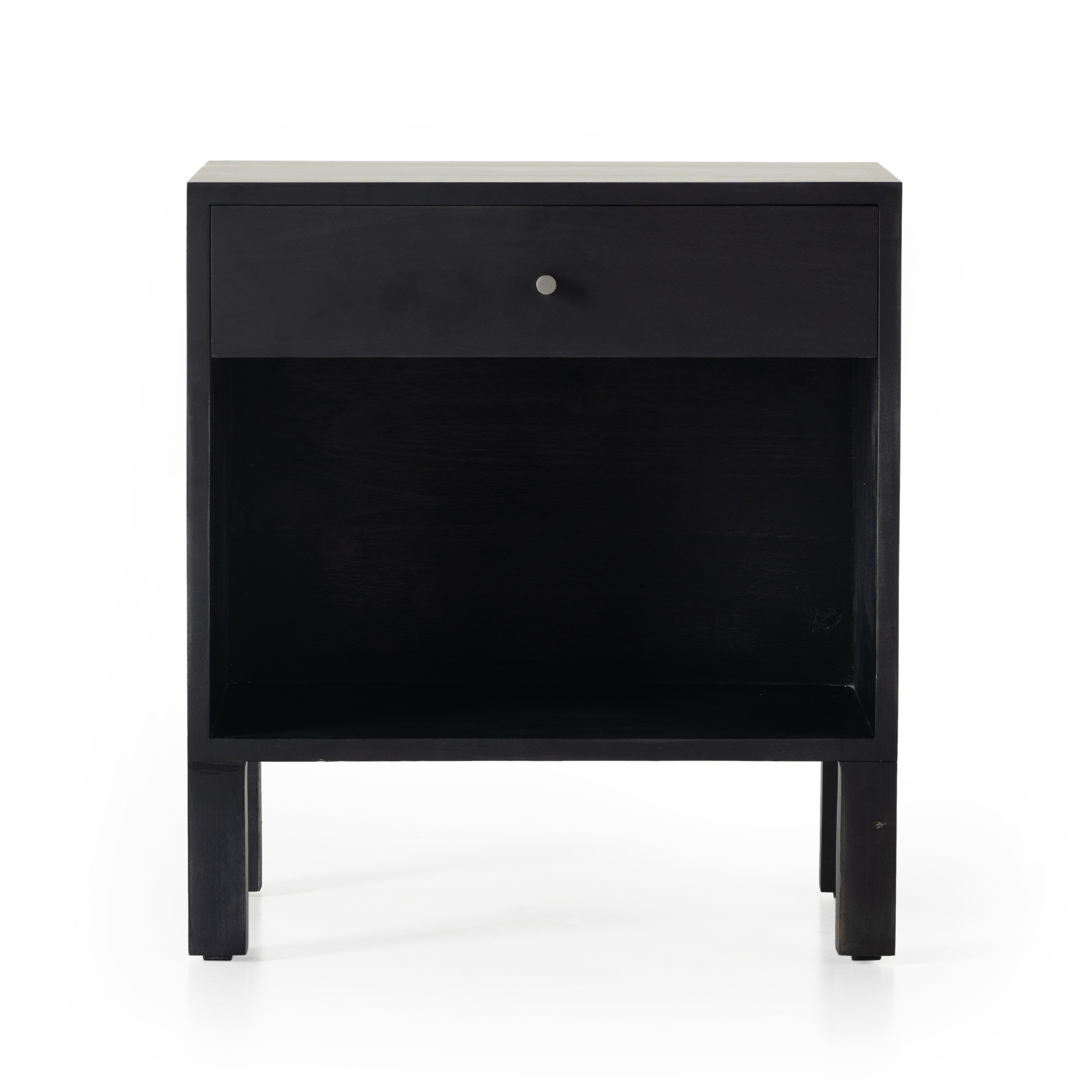 Isador Nightstand - Black Wash Poplar