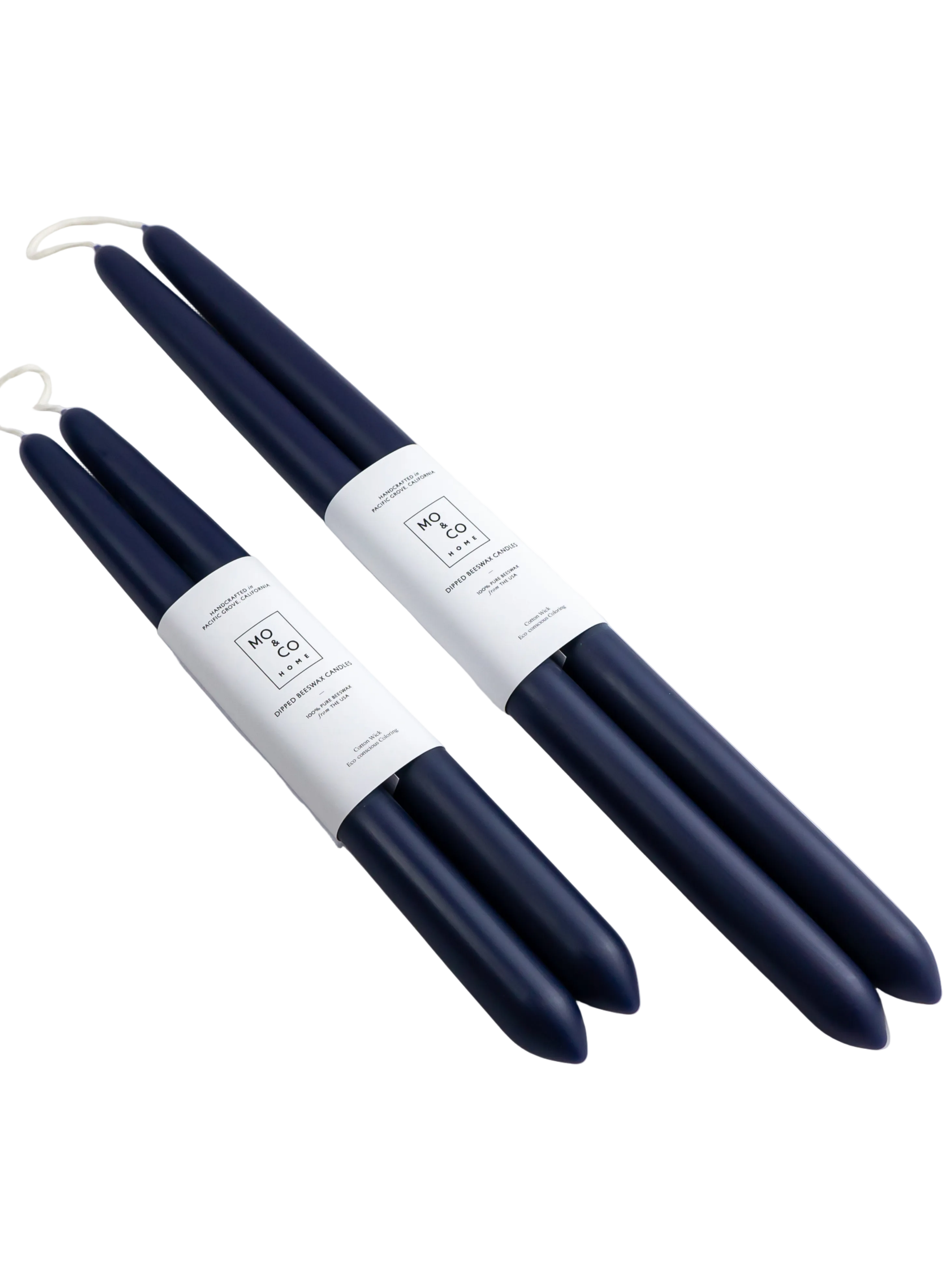 Midnight Blue Taper Candles 10 Inch