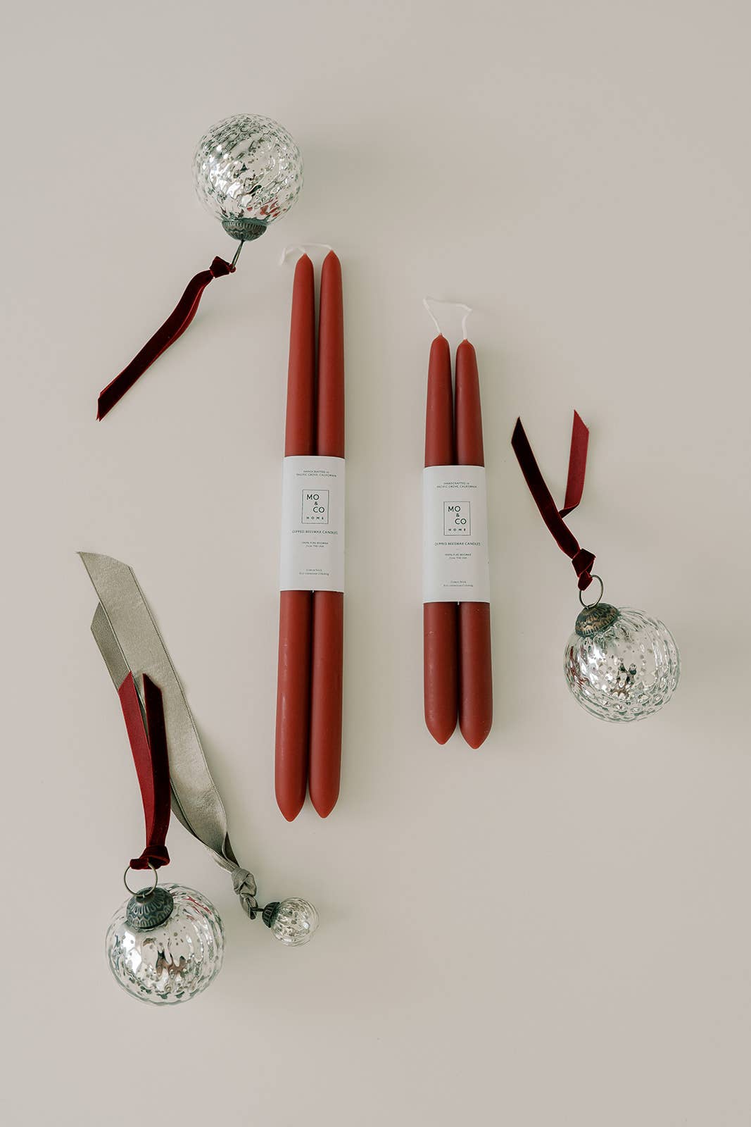 Berry Red Taper Candles 14 Inch