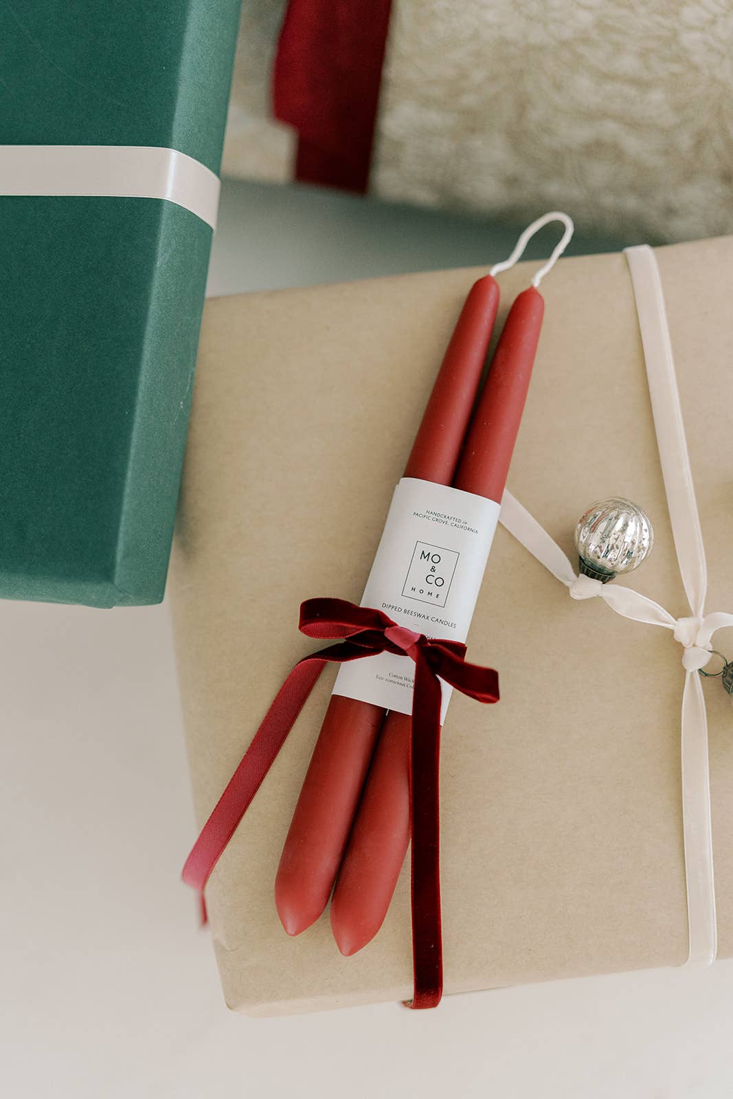 Berry Red Taper Candles 14 Inch
