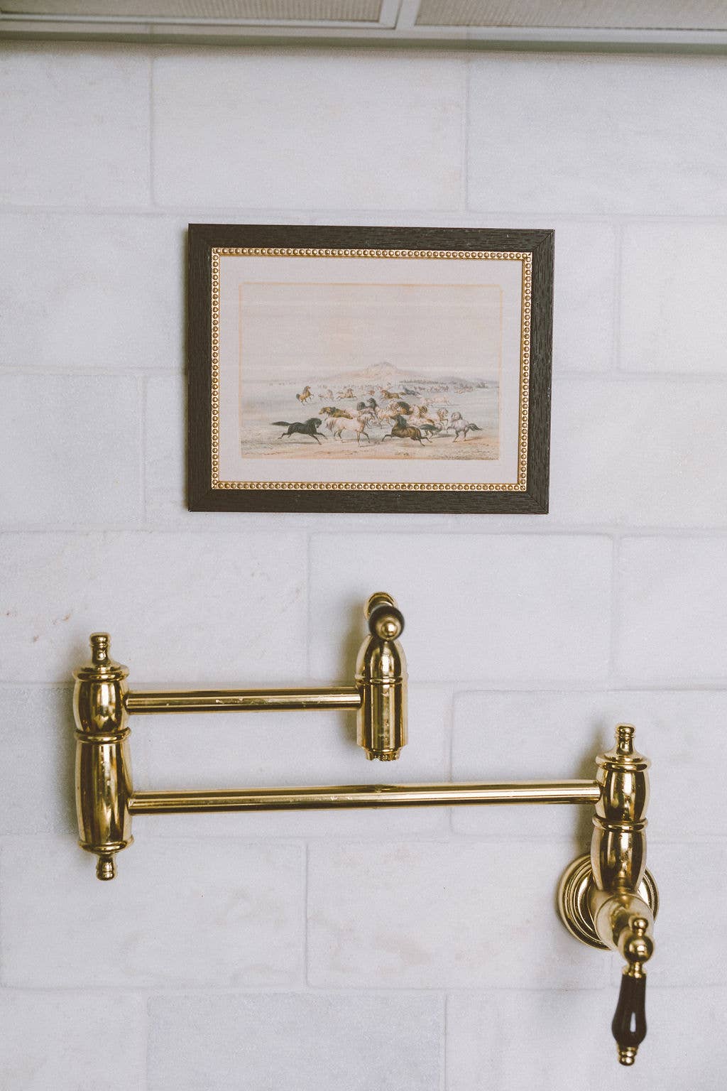 Field Of Horses Framed Art