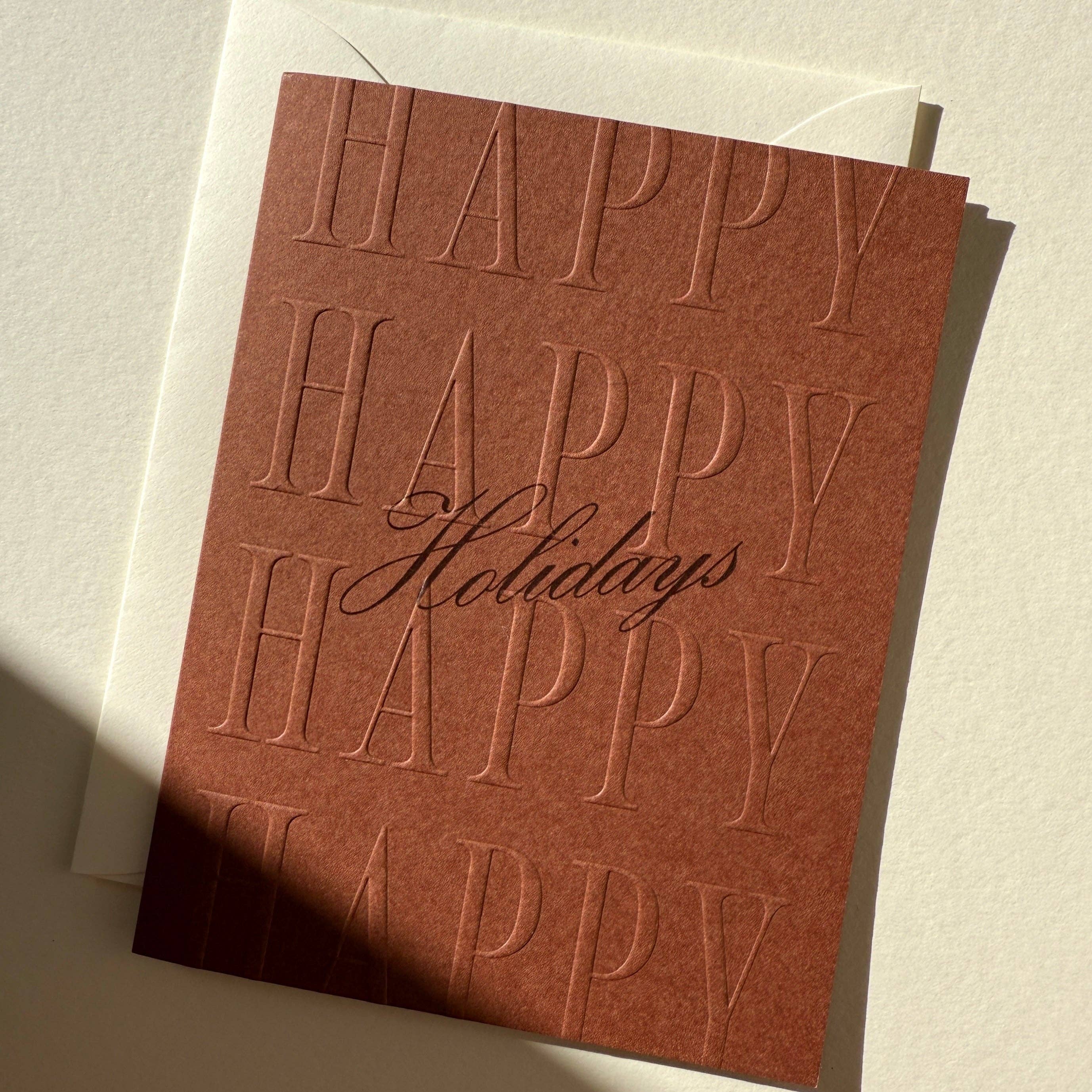 "Happy Holidays" - Greeting Card