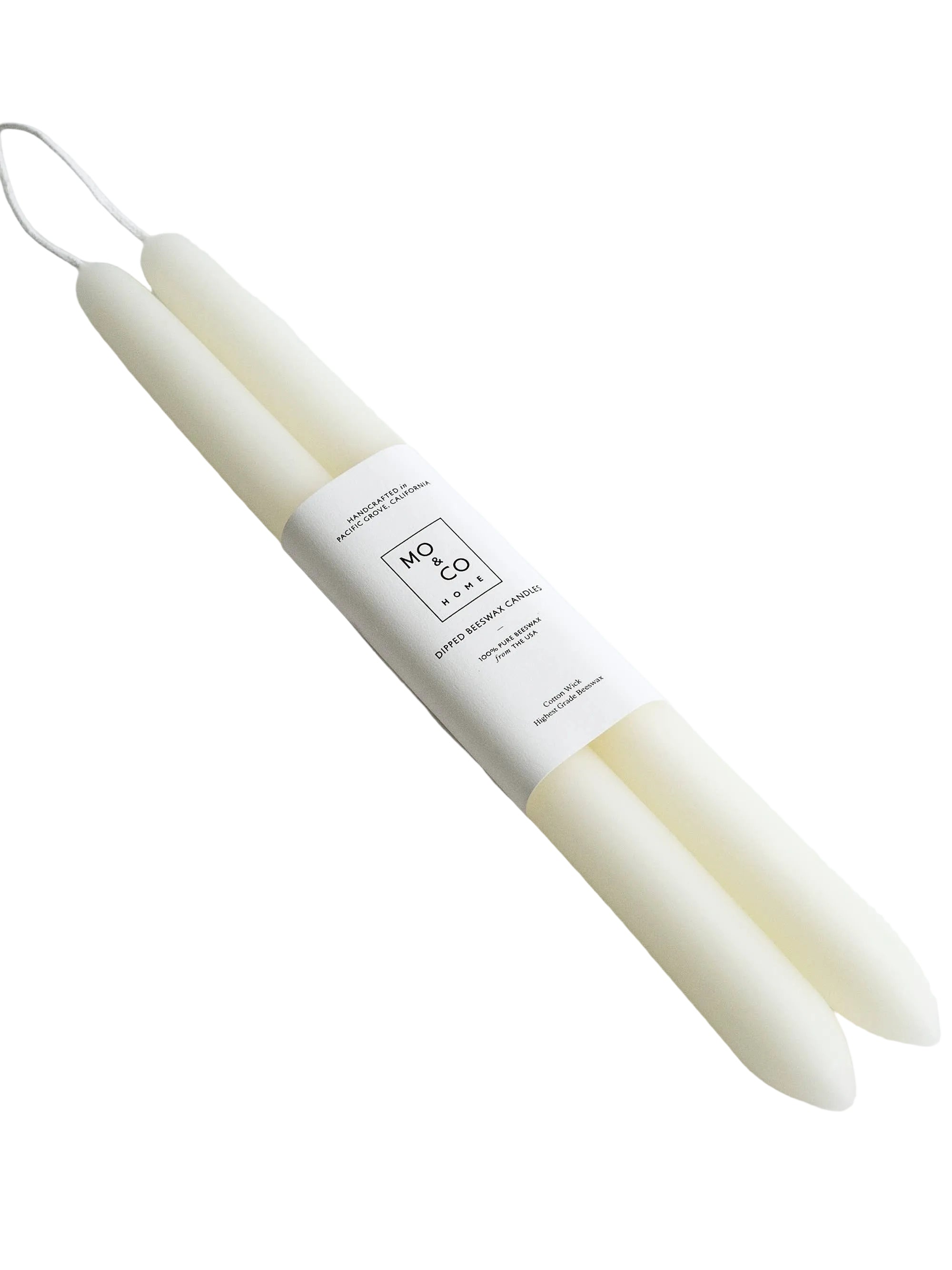 Natural White Taper Candles - 14 Inch