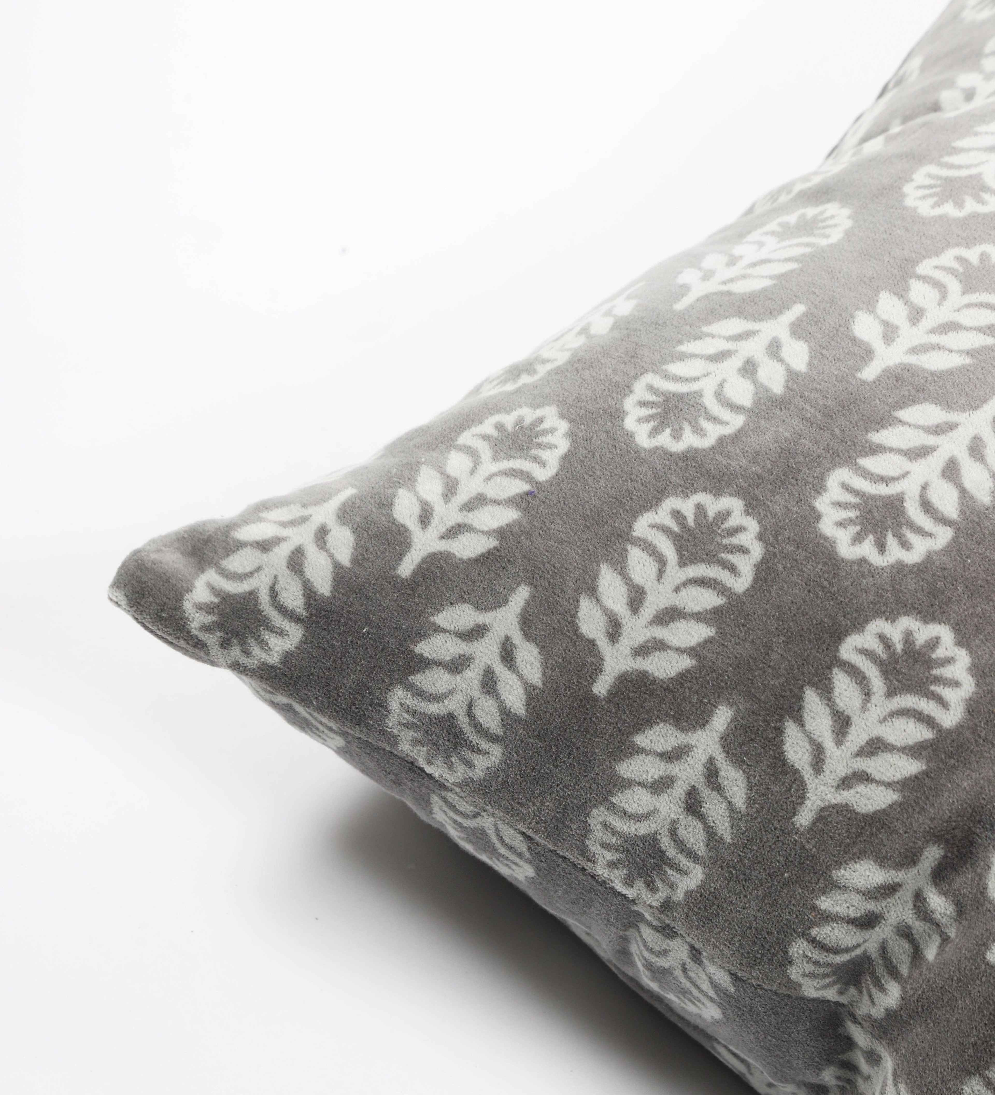 Bud Velvet Lumbar Pillow