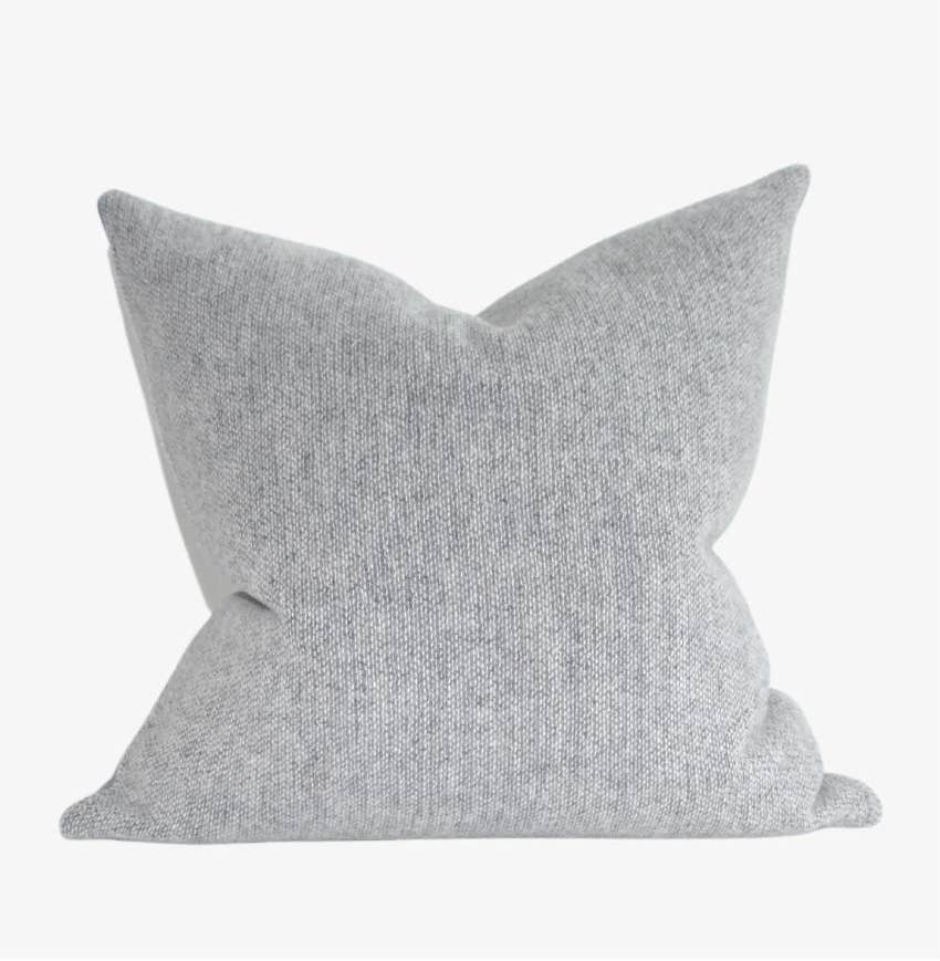 Trafalgar Double Sided Pillow - Gray/Tan