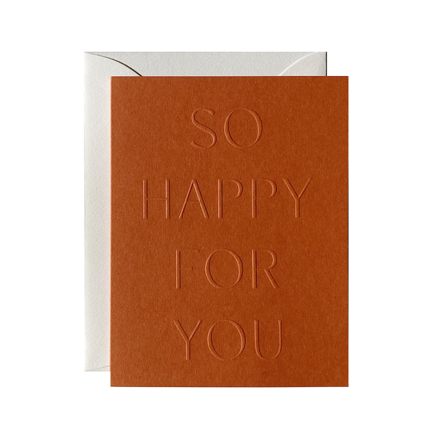 "So Happy For You" Greeting Card