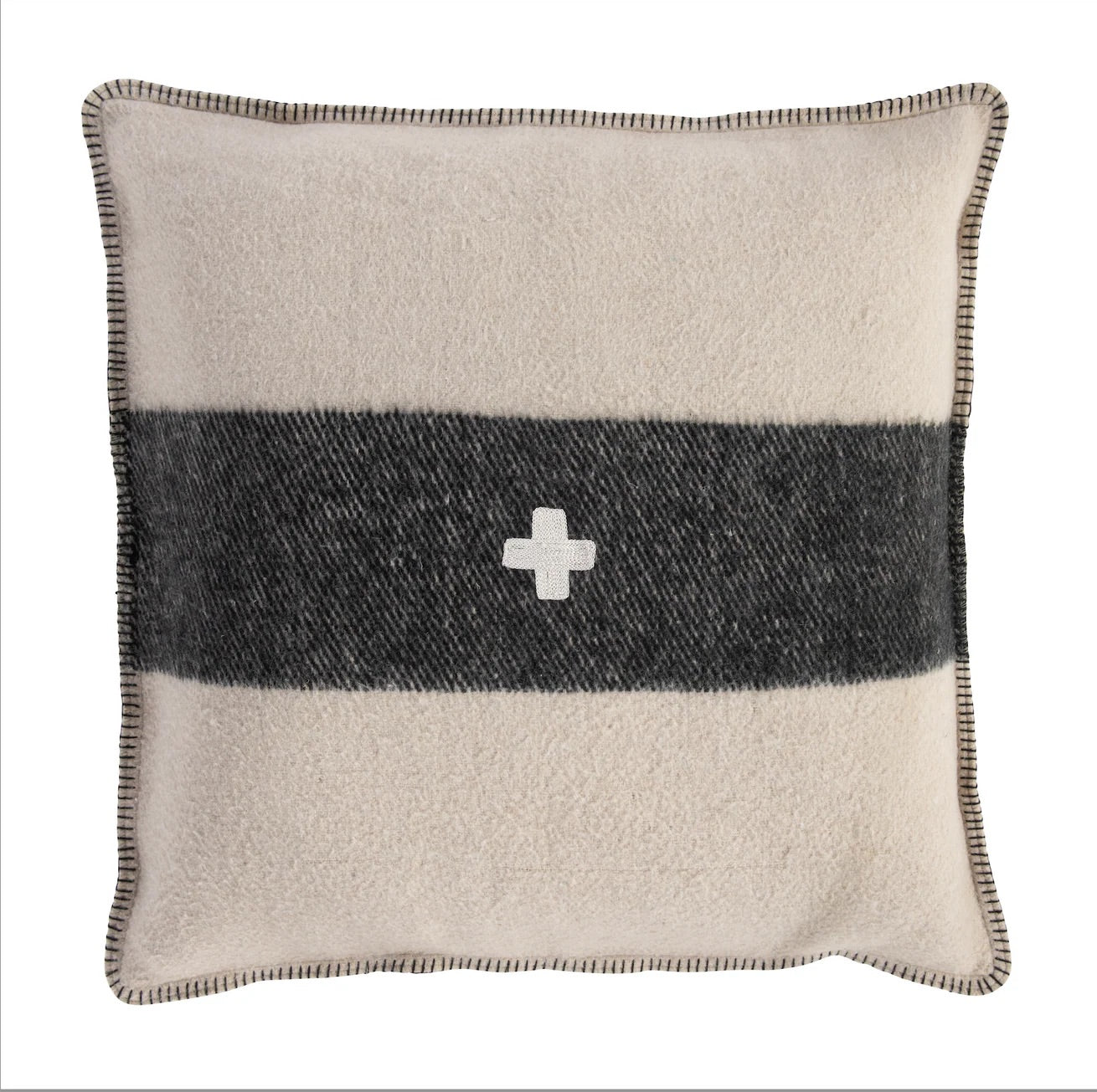 Swiss Army Floor Pillow - Cream