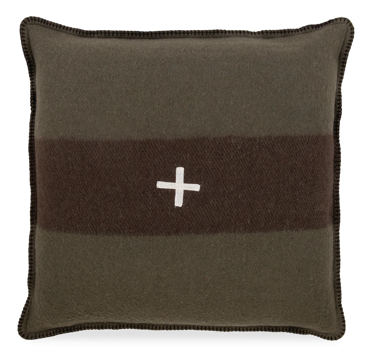 Swiss Army Floor Pillow - Green