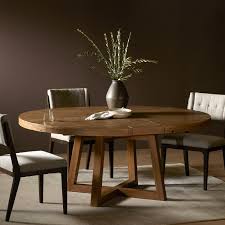 Eberwin Round Pine Wood Dining Table