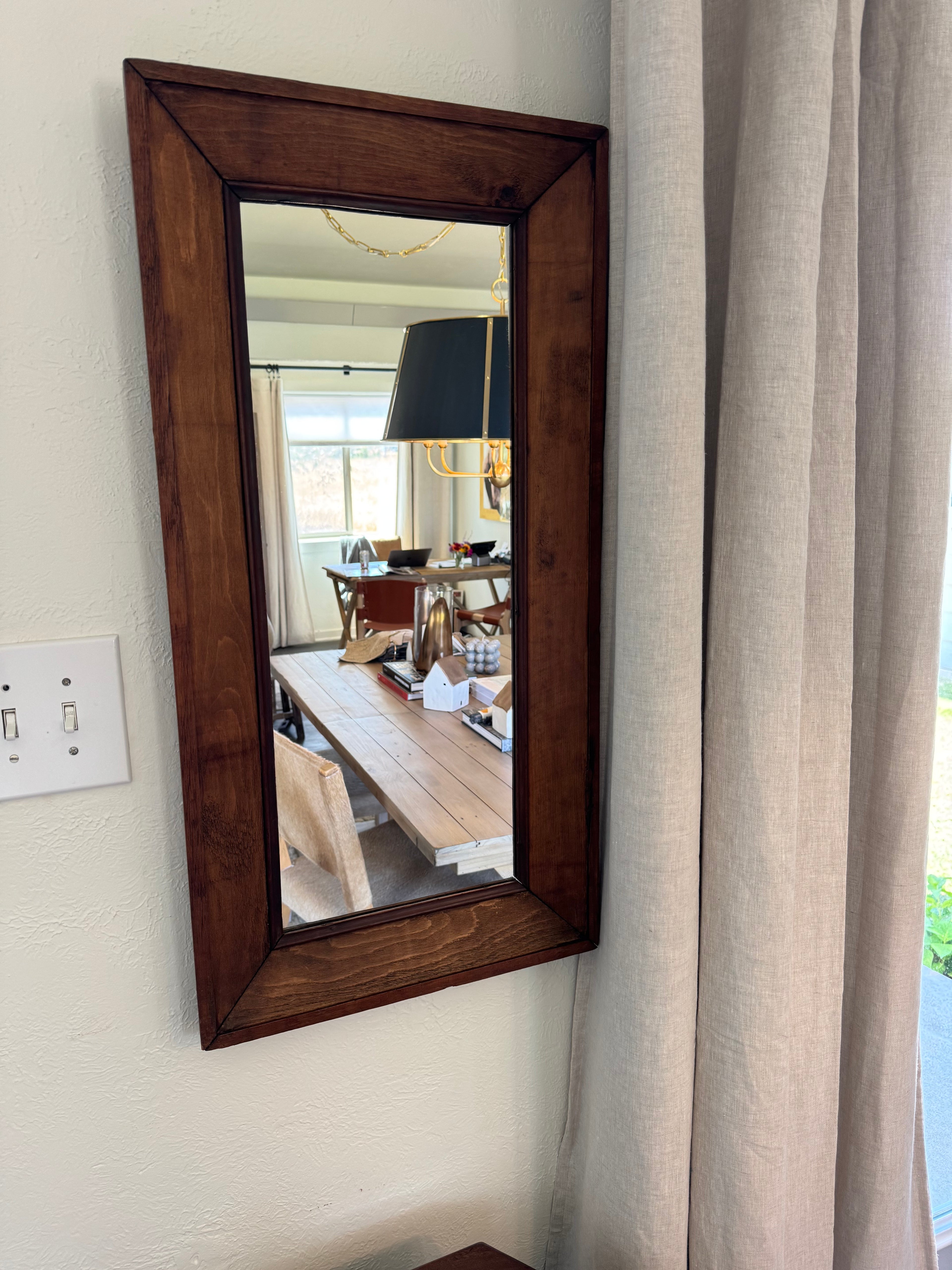 Heart Pine Mirror