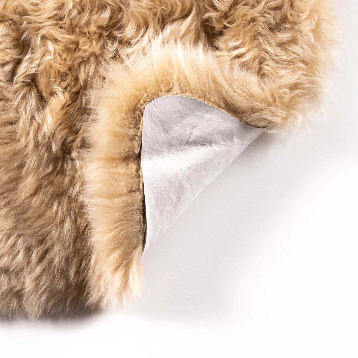 Beige Lalo Lambskin Throw