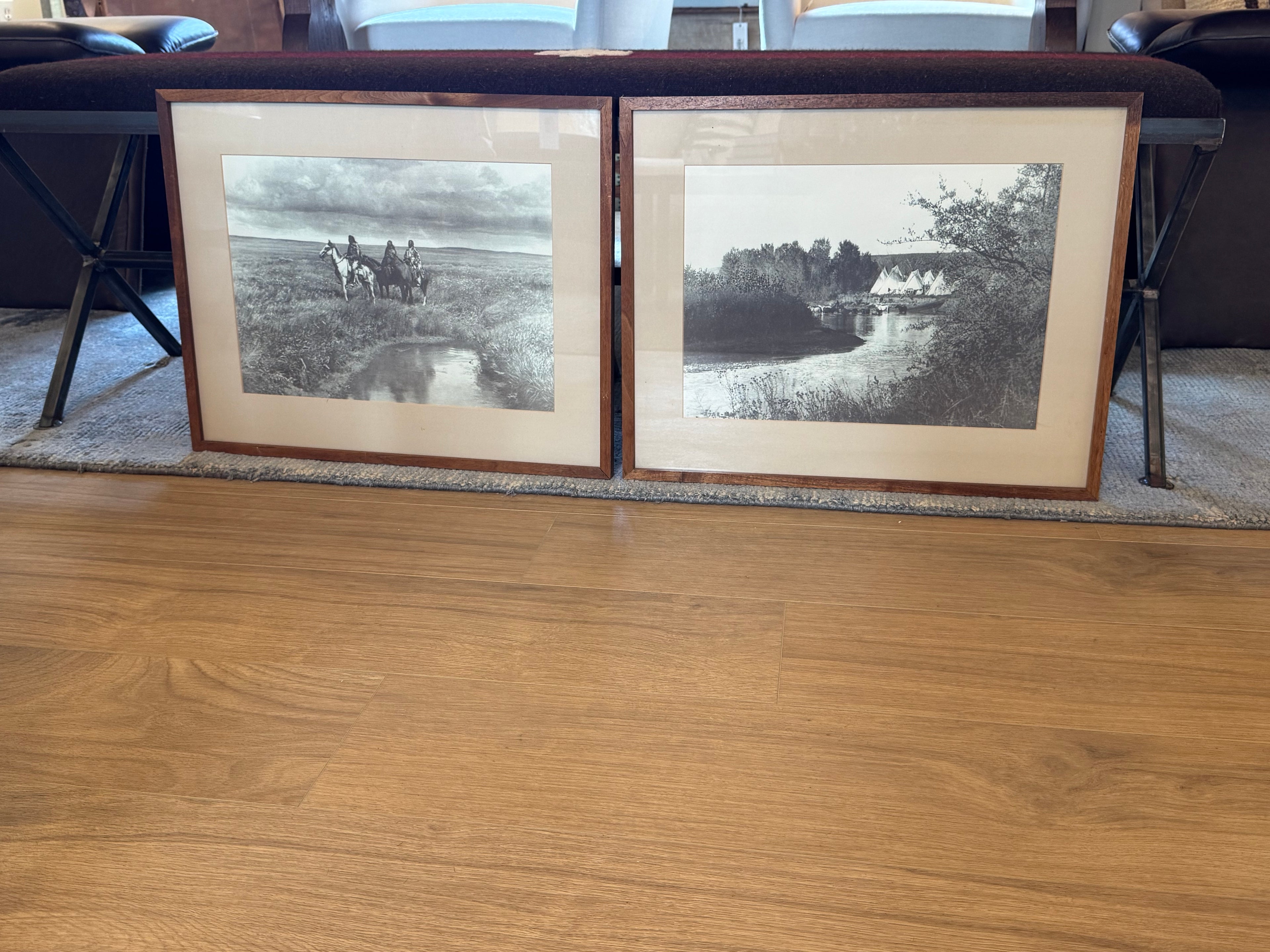 "On The Little Big Horn" - Vintage Photograph