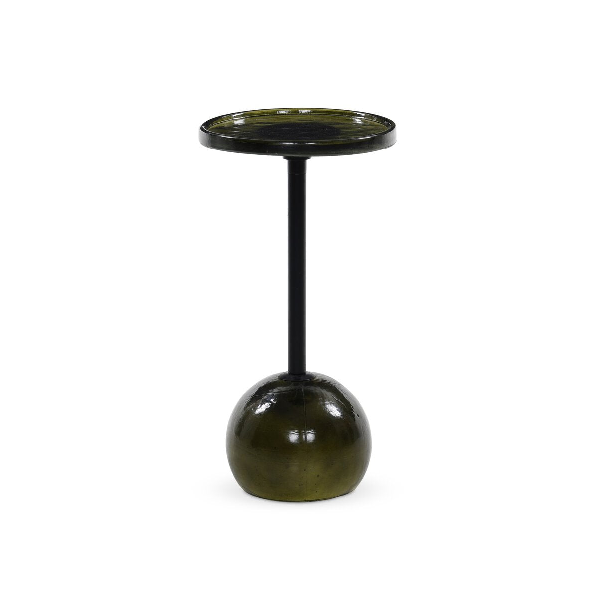 Viola Accent Table Moss Glass