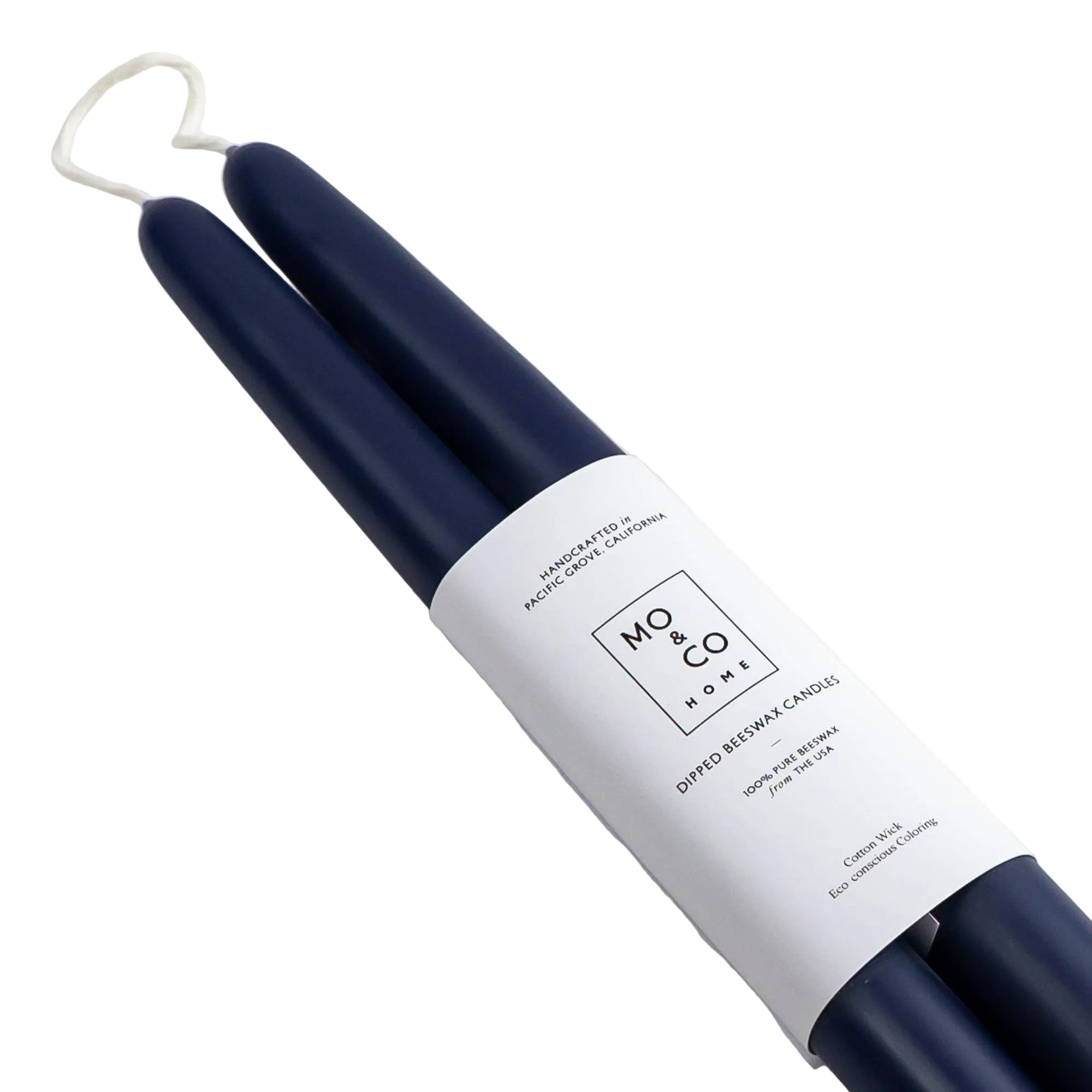 Midnight Blue Taper Candles - 14 Inch