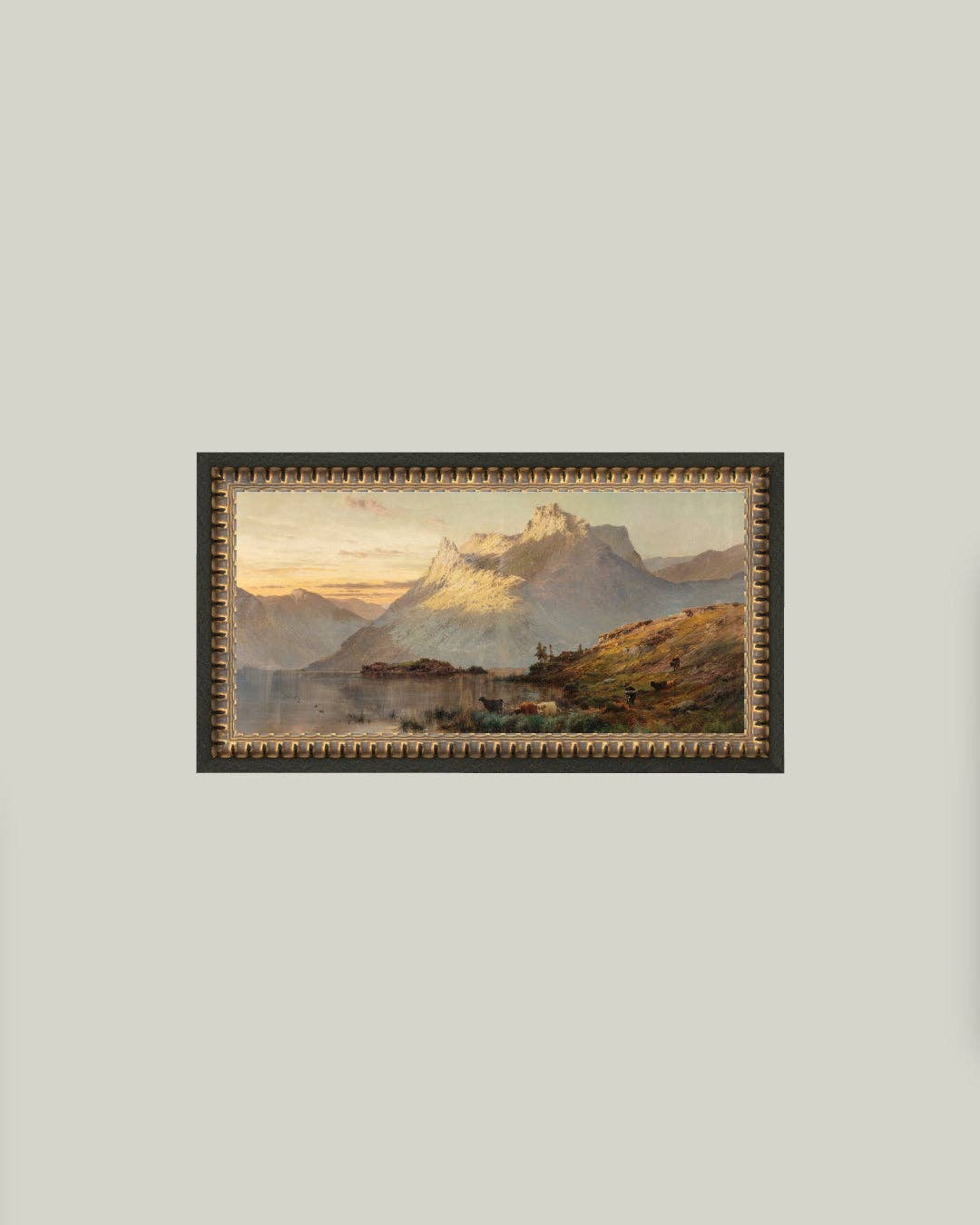 Peaks of the Western Highlands Framed Art