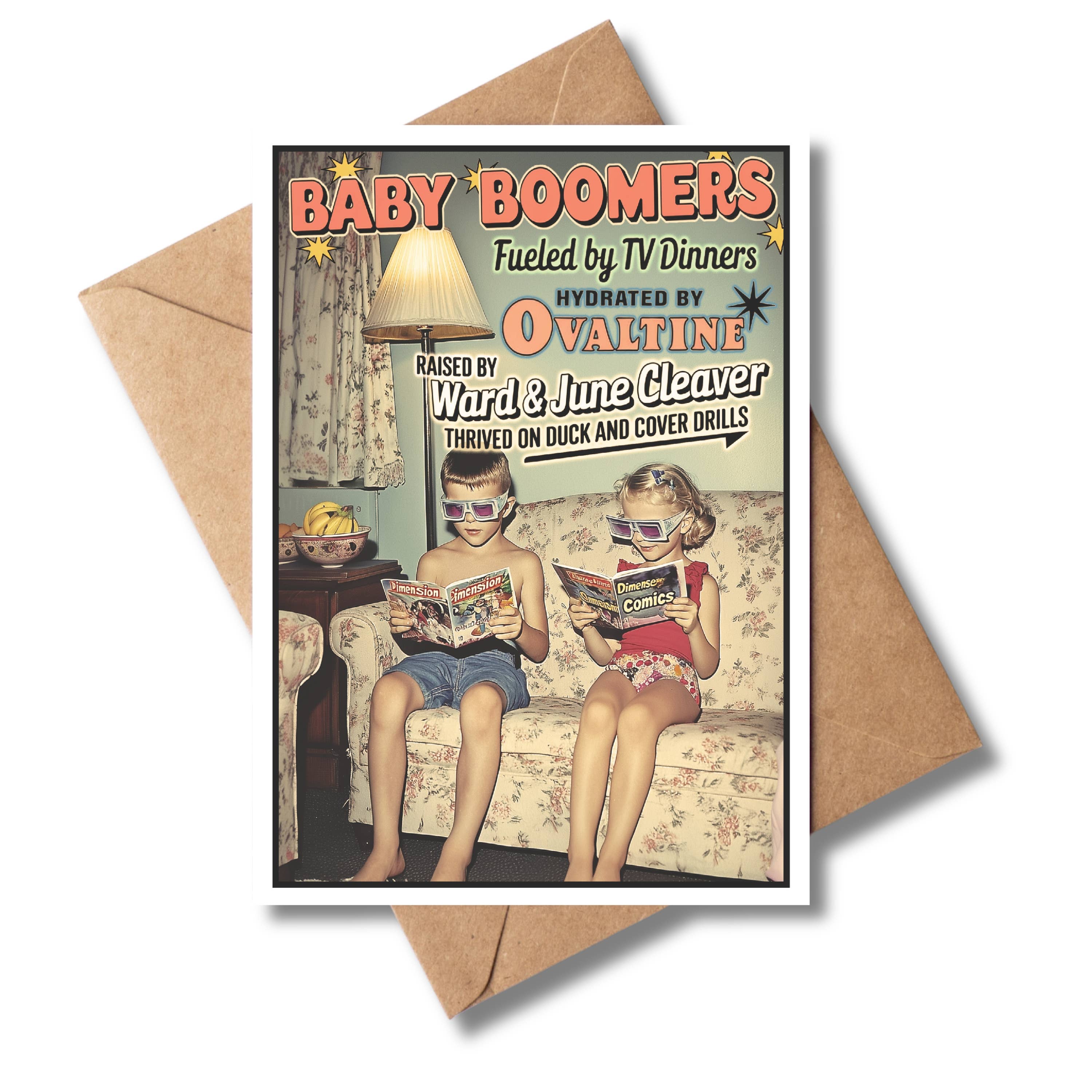 Greeting Card - Happy Birthday Baby Boomer