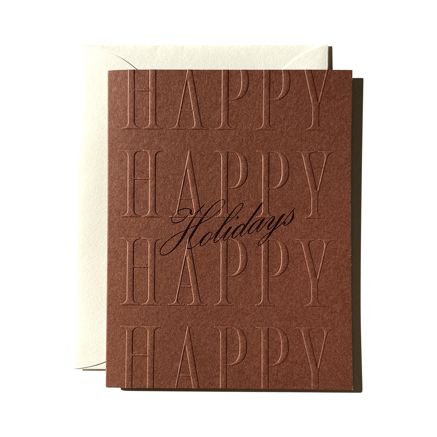 "Happy Holidays" - Greeting Card