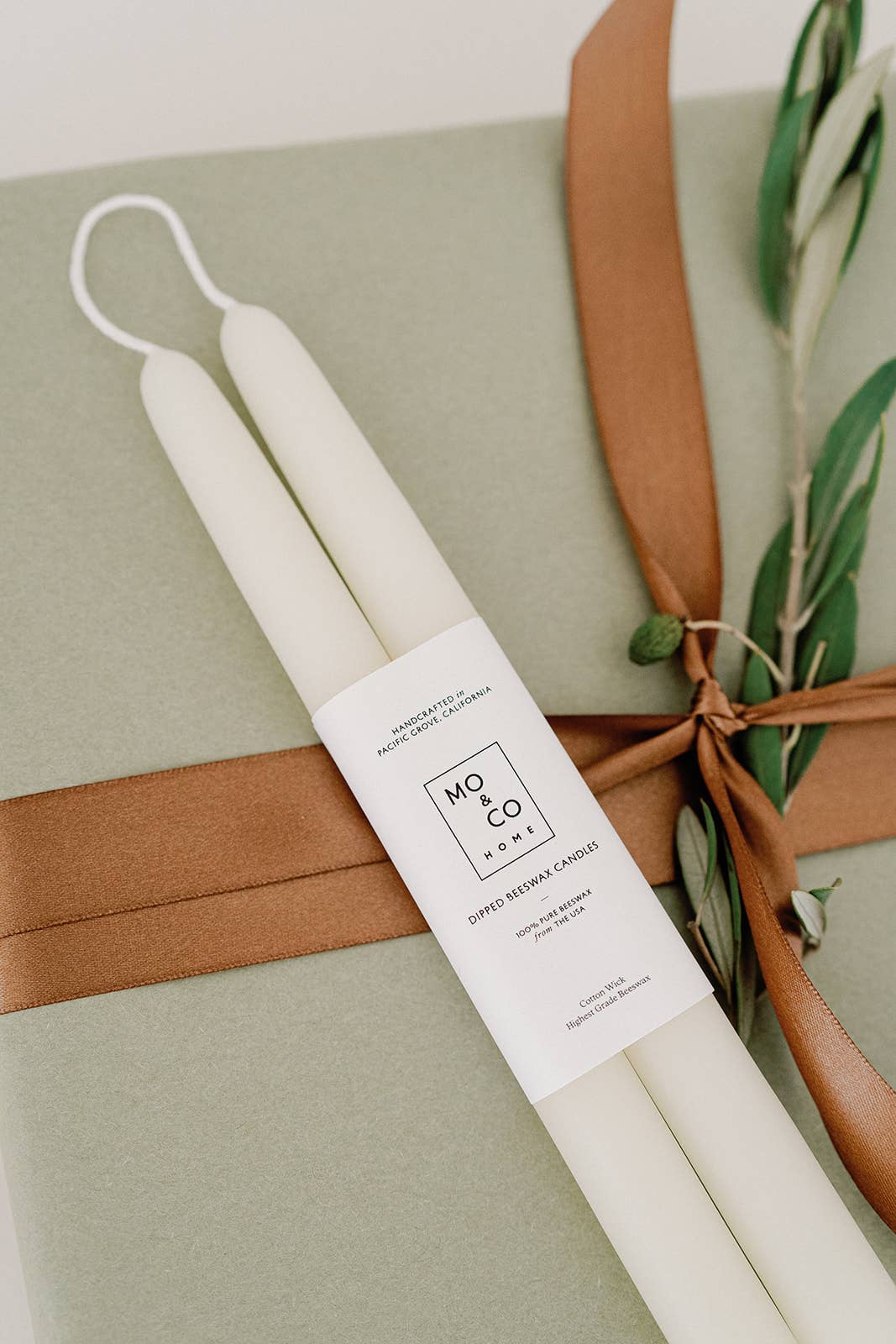Natural White Taper Candles - 14 Inch