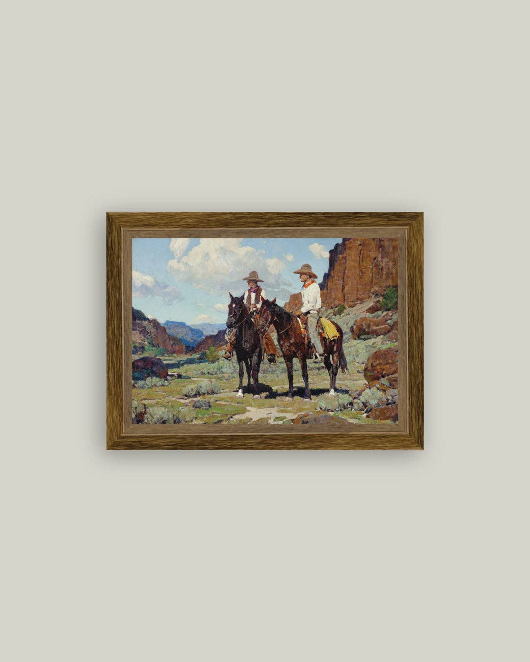 Wyoming Cattlemen Framed Art