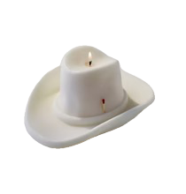Belle Star Cowboy Hat Candle
