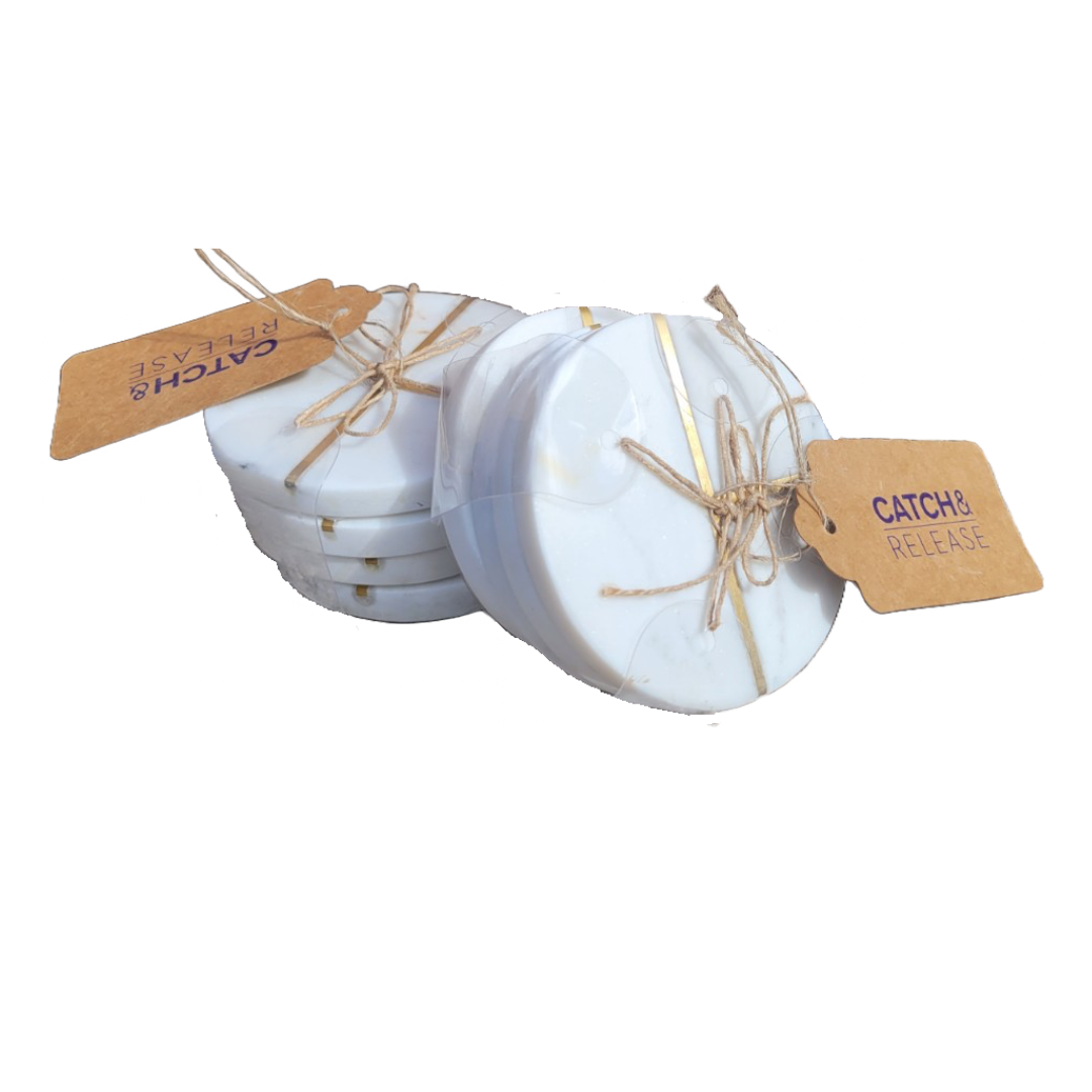 Aperture Coaster Round - Set of 4