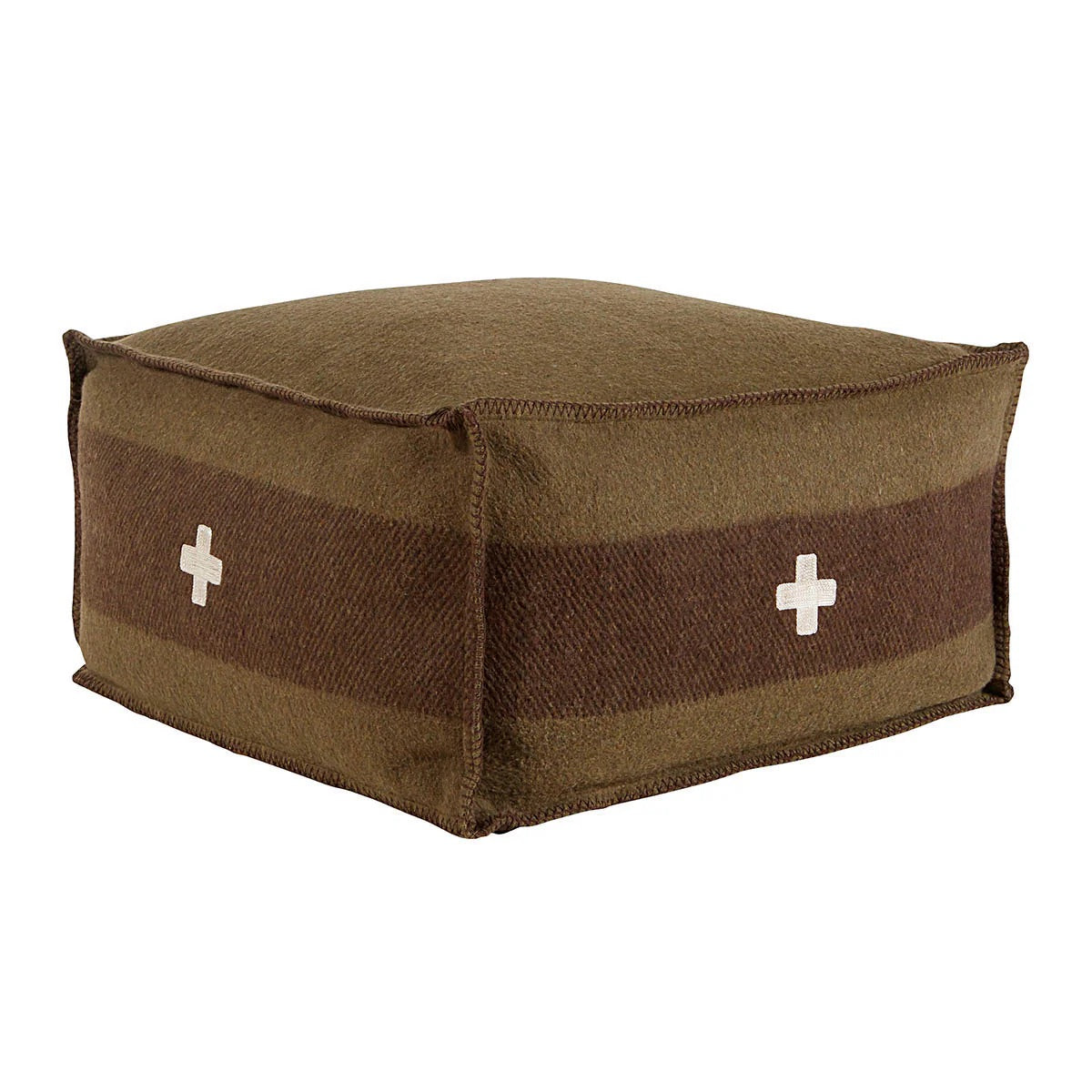 Swiss Army Pouf - Green Short