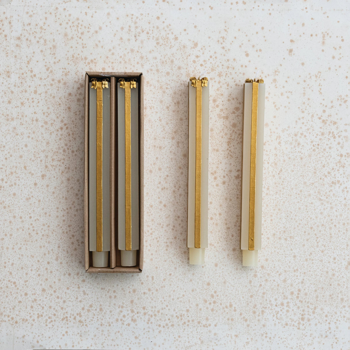 Present-Shaped Taper Candles