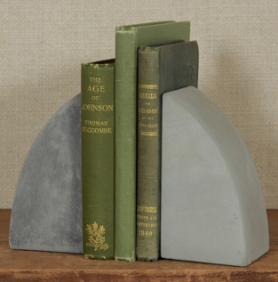 Geo Cement Bookends