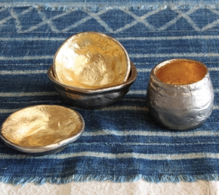 Strada Organic Cast Metal Bowl