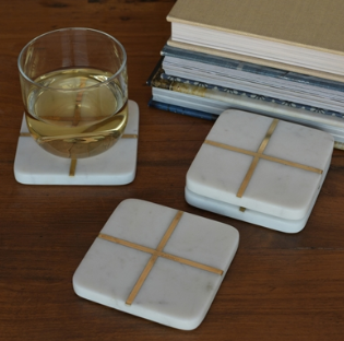 Aperture Coaster Square - Set of 4