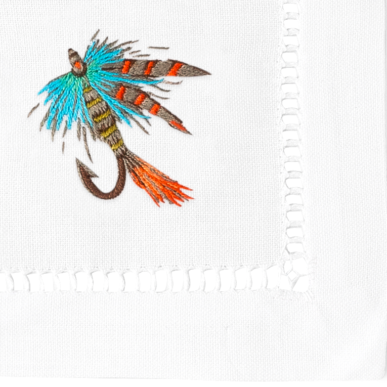 Fishing Cocktail Napkins | Mixed Set of 4