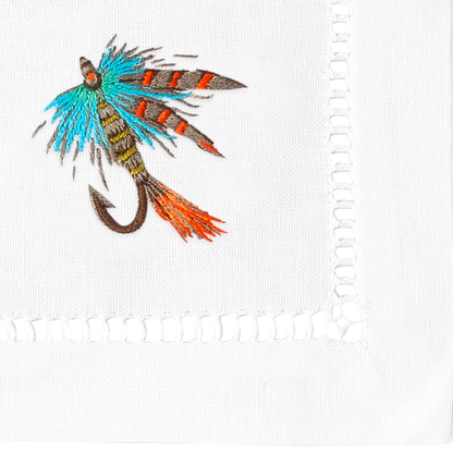 Fishing Cocktail Napkins | Mixed Set of 4