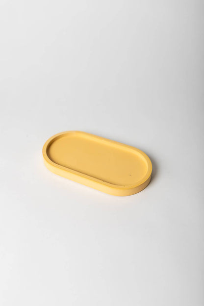 Concrete Candle Tray – Colored Base for Candle Display &amp; Styling: Navy