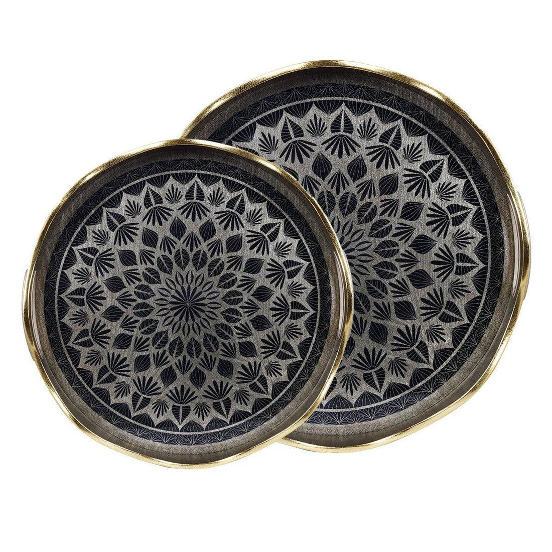 Medallion Decorative Round Serving Tray