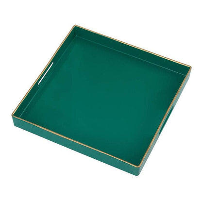Mimosa Square Tray,Turquoise