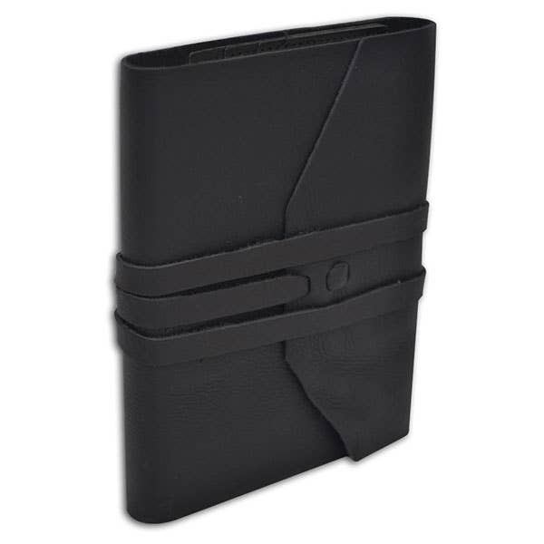 Leather Wrap Journal - Black