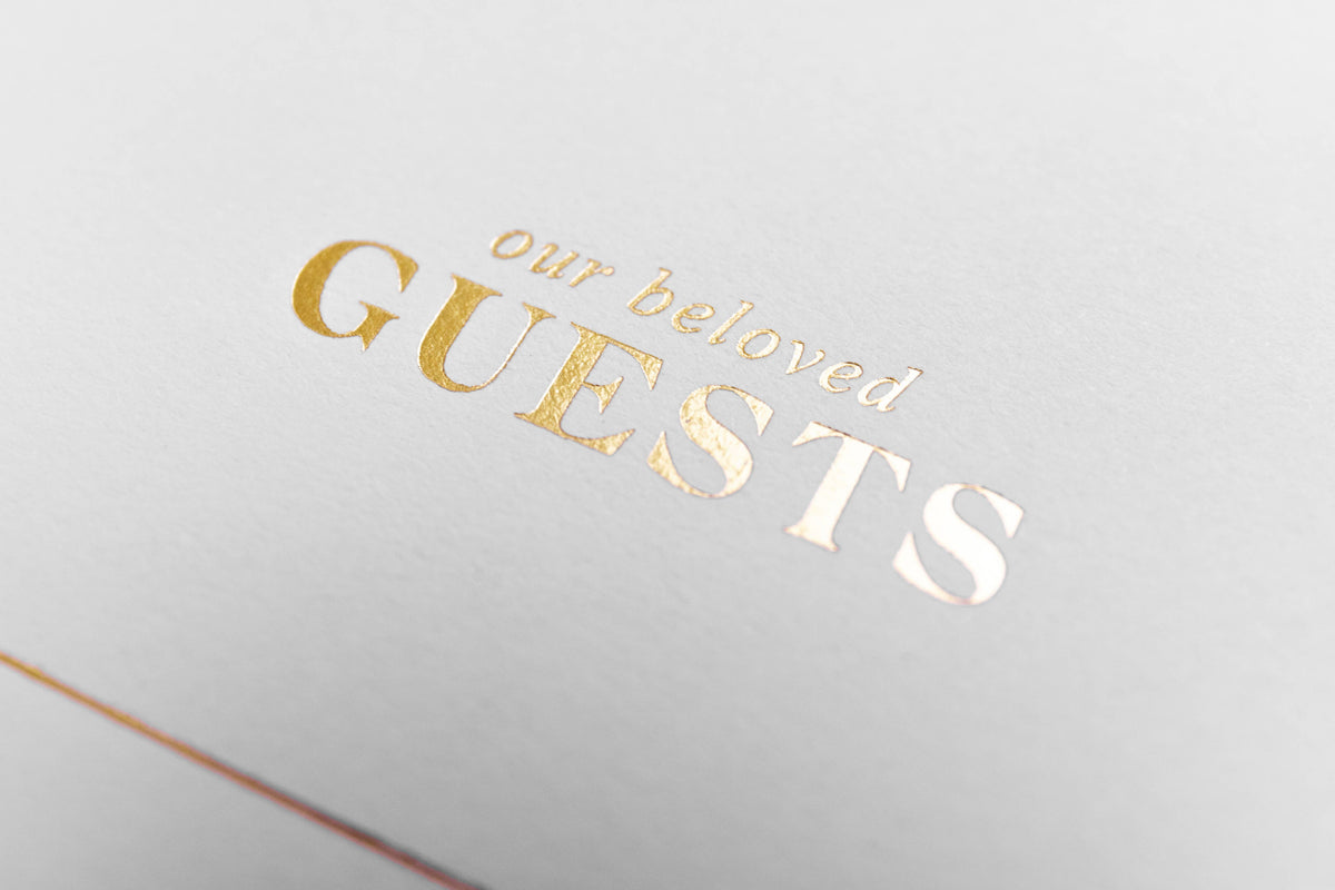 Taupe Linen Guestbook