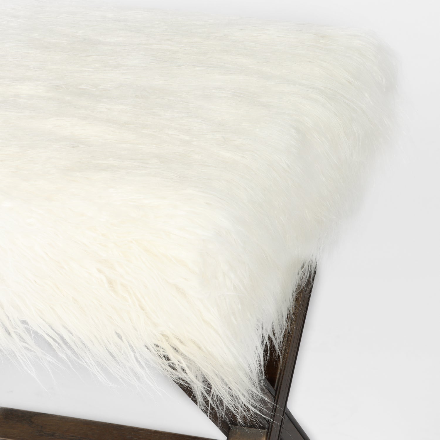 Elyse Bench Mongolian Fur