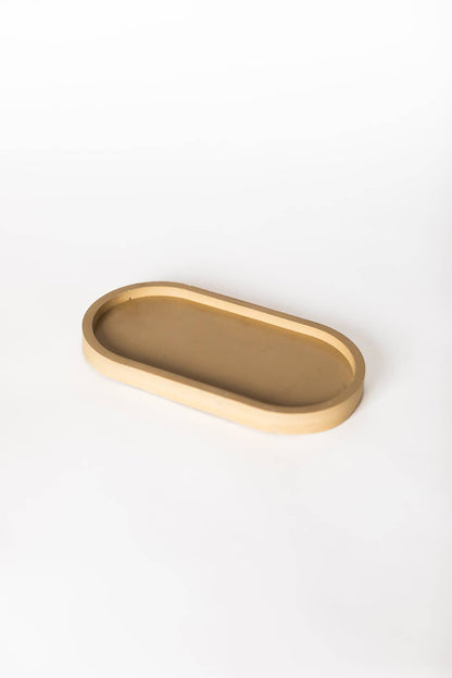 Concrete Candle Tray – Colored Base for Candle Display &amp; Styling: Navy