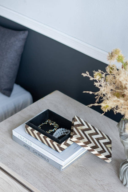 Zig Zag Bone Inlay Boxes