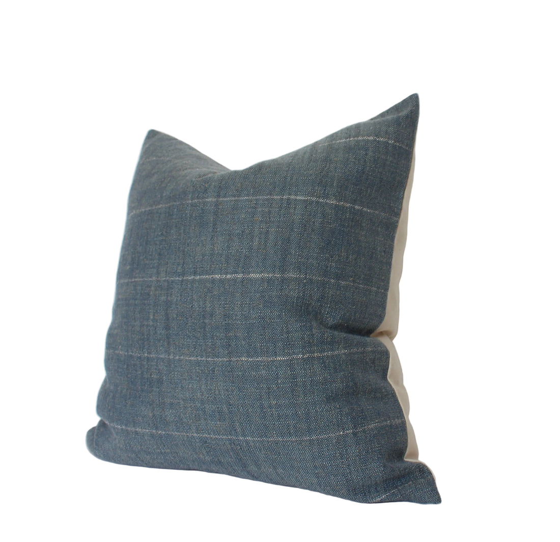 Marina Dark Blue Throw Pillows