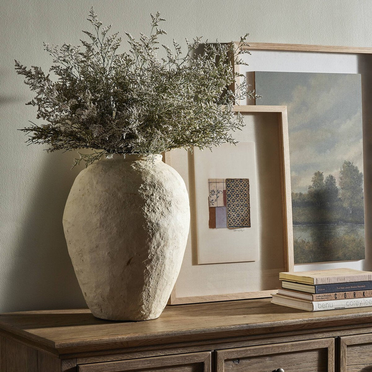 Olivos Paper Mache Vessel