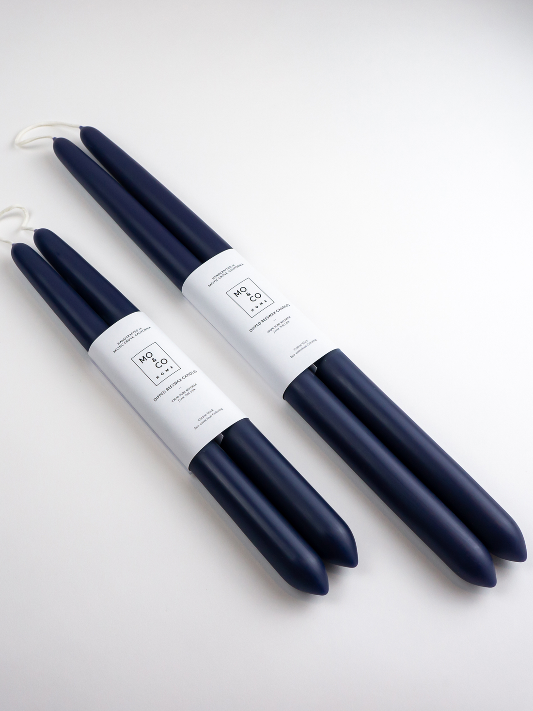 Midnight Blue Taper Candles 10 Inch