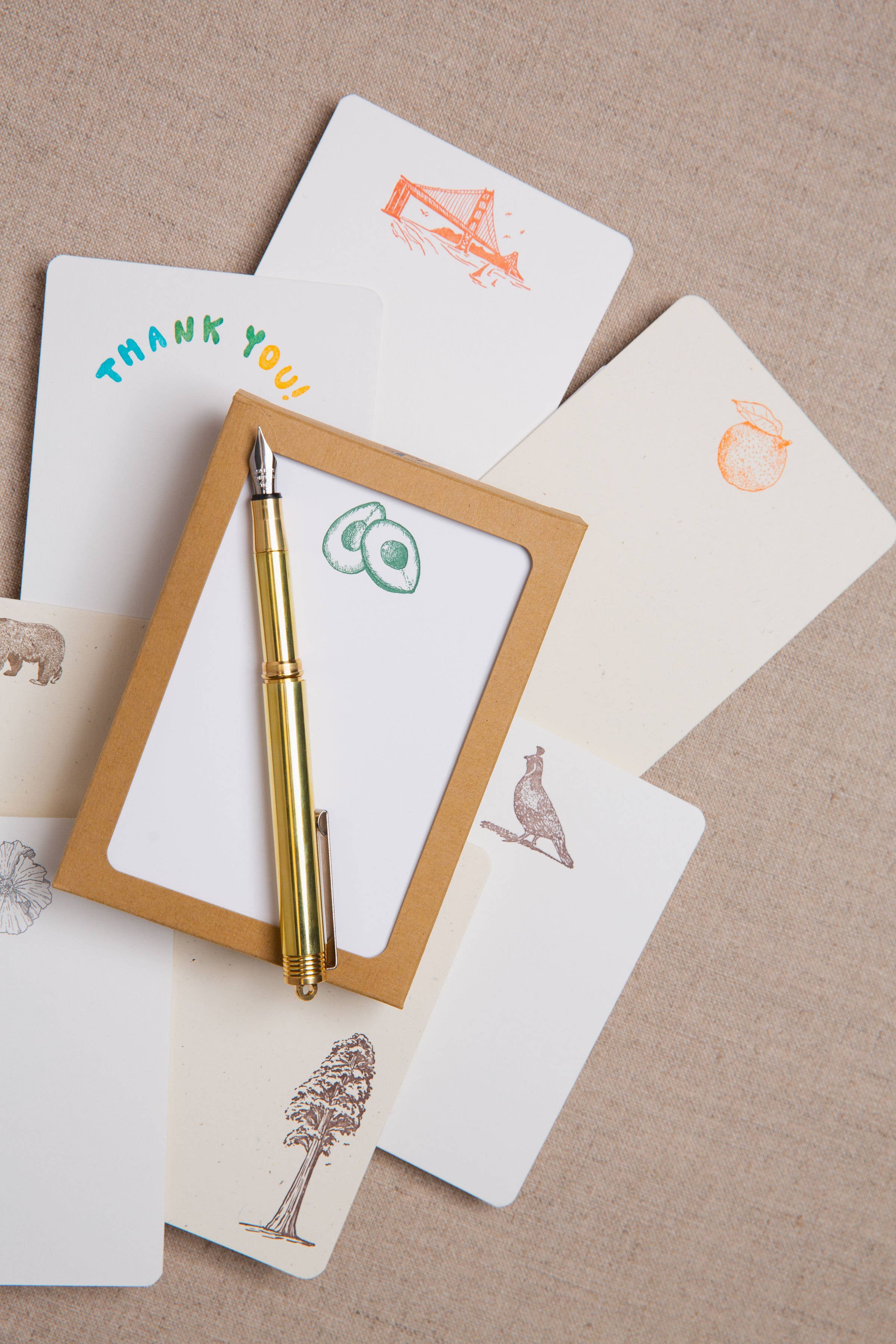 Mountains - Tails Boxed Notecards