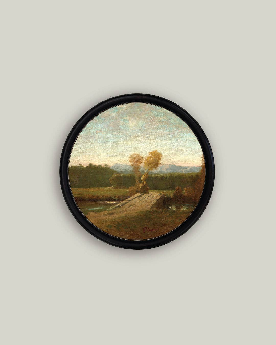 Bridge Landscape Circle: 13x13