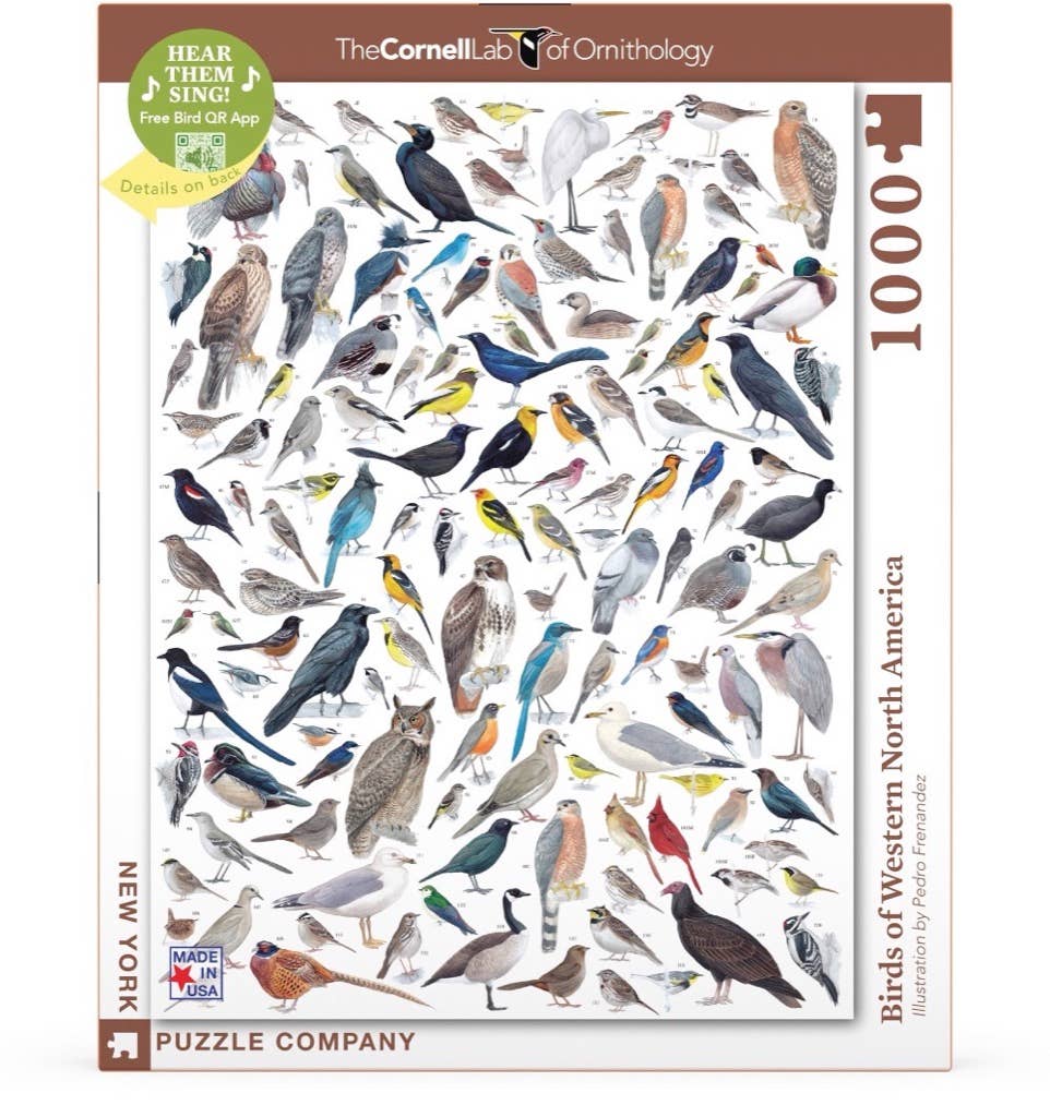 Birds of Western North America - 1000 Piece Jigsaw Puzzle