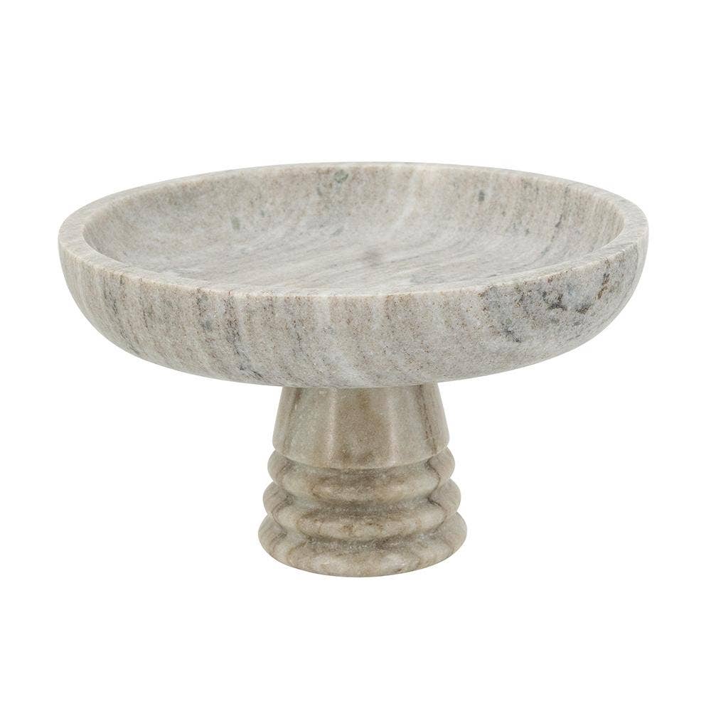 Marble Pedestal Bowl