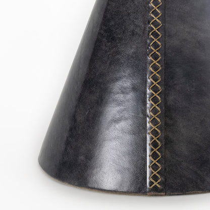 Gabe Leather Accent Table