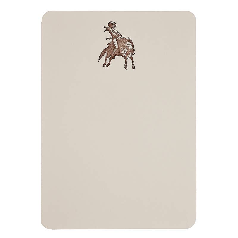Bucking Bronco Tails Boxed Notecards